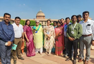 Hon'ble President's interaction with teachers of BIU